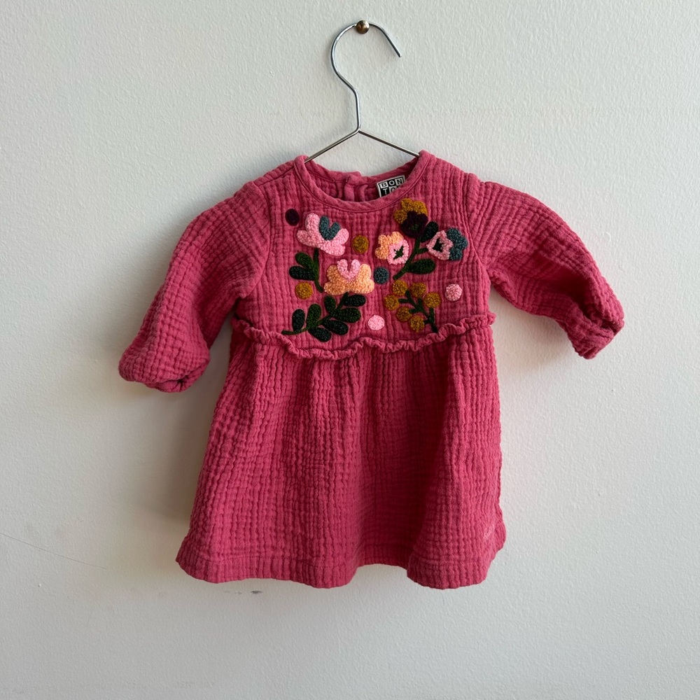 Bonton Floral baby dress 6 months